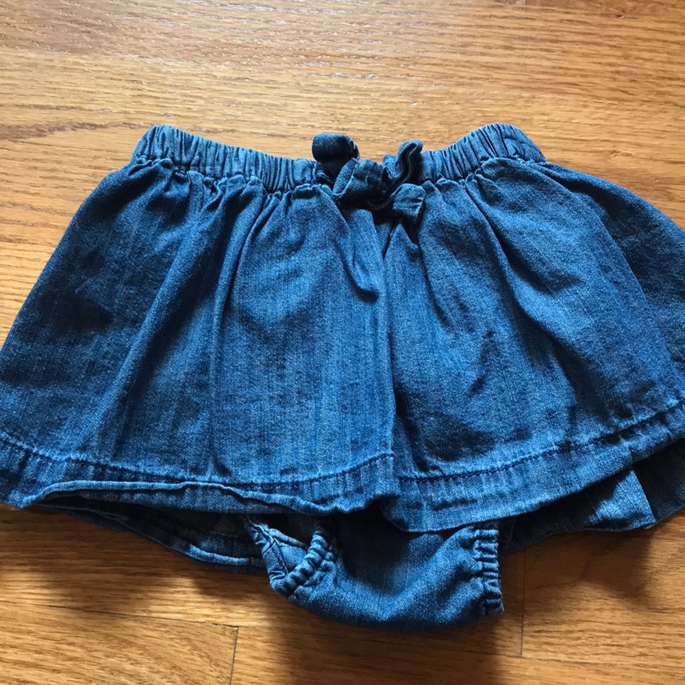 Gap baby girl denim skirt